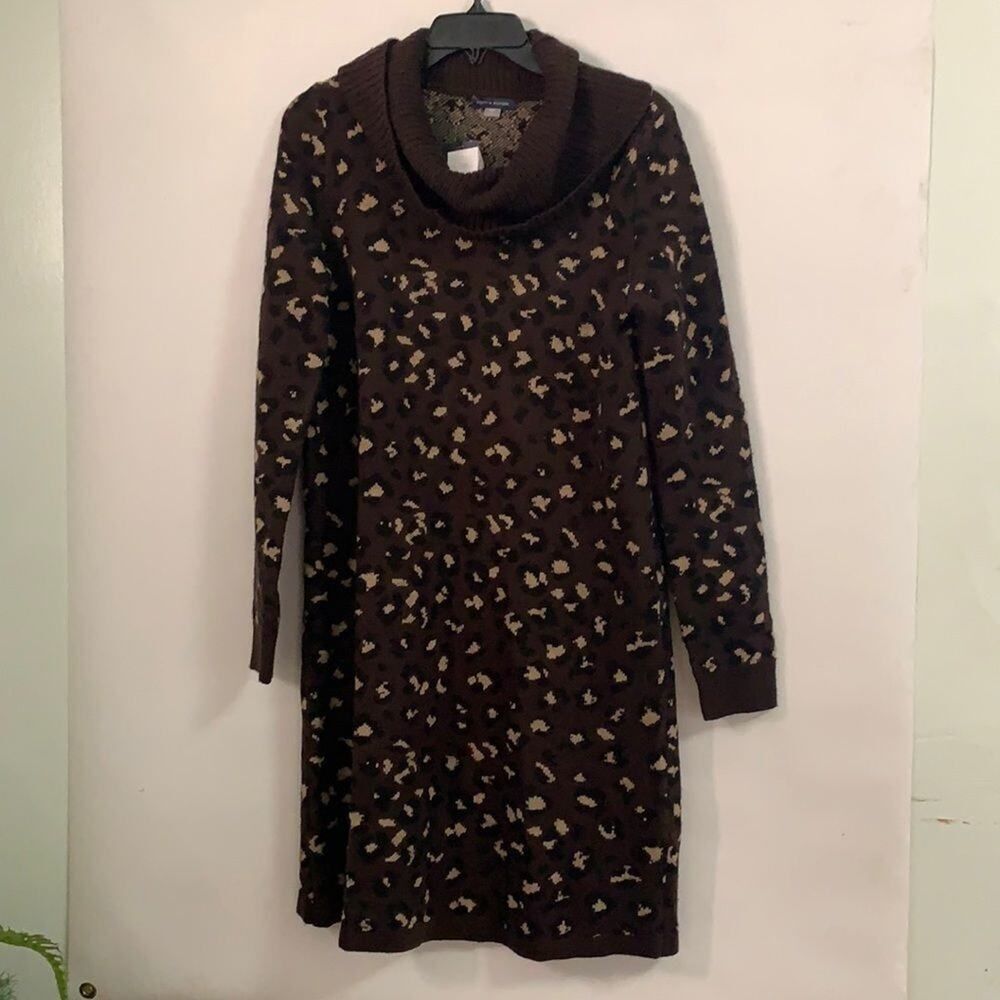 NWT TOMMY HILFIGER‎ CROWL NECK SWEATER DRESS SZ M